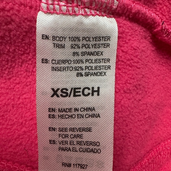 Head Women’s Pink Fleece Hoodie Performance Jacket Size XS - Picture 5 of 10